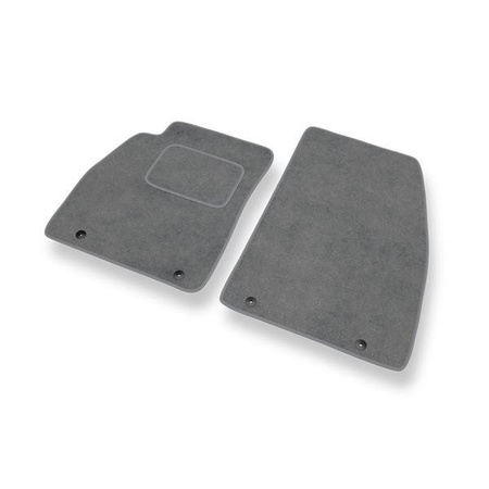 Tapis de sol velours pour Saab 9-5 II (2010-2012) - Premium tapis de voiture - gris - DGS Autodywan