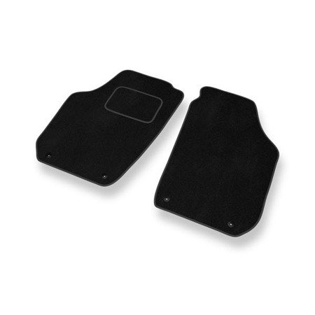 Tapis de sol velours pour Skoda Fabia II (2007-2014) - Premium tapis de voiture - noir - DGS Autodywan