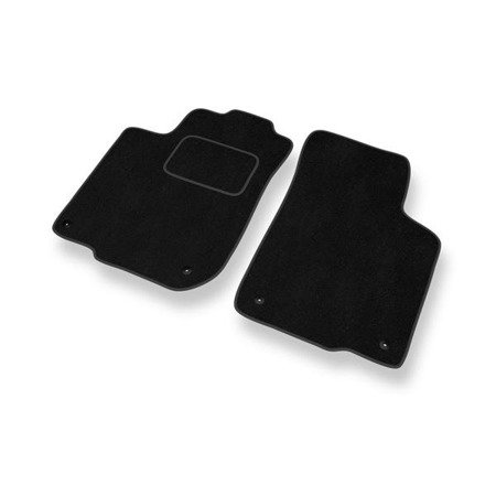 Tapis de sol velours pour Skoda Octavia I (1996-2010) - Premium tapis de voiture - noir - DGS Autodywan