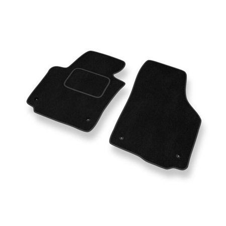 Tapis de sol velours pour Skoda Yeti I (2009-2013) - Premium tapis de voiture - noir - DGS Autodywan