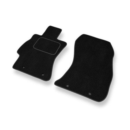 Tapis de sol velours pour Subaru Forester IV (2012-2018) - Premium tapis de voiture - noir - DGS Autodywan