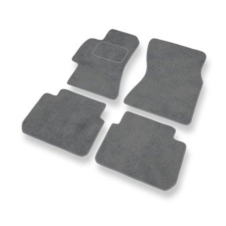 Tapis de sol velours pour Subaru Legacy IV (2003-2009) - Premium tapis de voiture - gris - DGS Autodywan