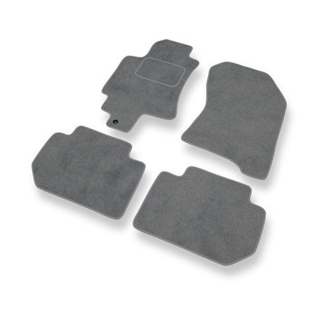 Tapis de sol velours pour Subaru Tribeca II (2007-2014) - Premium tapis de voiture - gris - DGS Autodywan