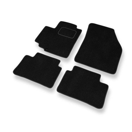 Tapis de sol velours pour Suzuki Alto VI (2009-2014) - Premium tapis de voiture - noir - DGS Autodywan