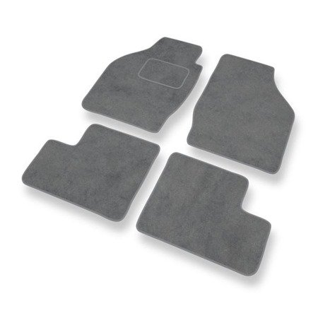 Tapis de sol velours pour Suzuki Ignis I, II (2000-2008) - Premium tapis de voiture - gris - DGS Autodywan