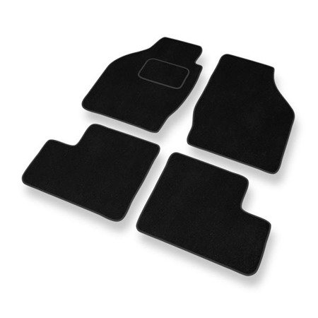 Tapis de sol velours pour Suzuki Ignis I, II (2000-2008) - Premium tapis de voiture - noir - DGS Autodywan