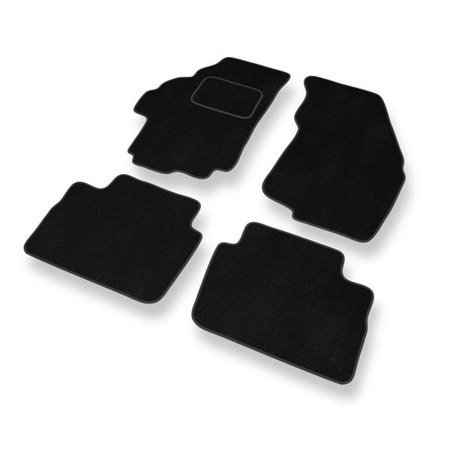 Tapis de sol velours pour Suzuki Liana (2001-2007) - Premium tapis de voiture - noir - DGS Autodywan