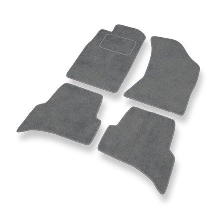 Tapis de sol velours pour Toyota 4Runner IV (2003-2023) - Premium tapis de voiture - gris - DGS Autodywan