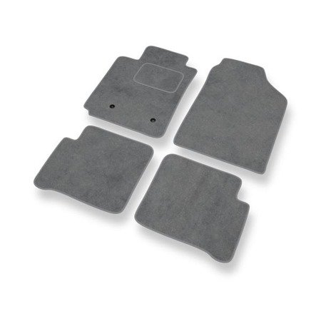 Tapis de sol velours pour Toyota Corolla IX (2001-2009) - Premium tapis de voiture - gris - DGS Autodywan