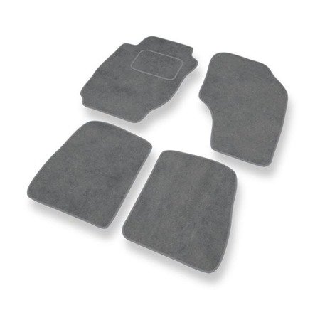 Tapis de sol velours pour Toyota RAV4 I (1994-2000) - Premium tapis de voiture - gris - DGS Autodywan