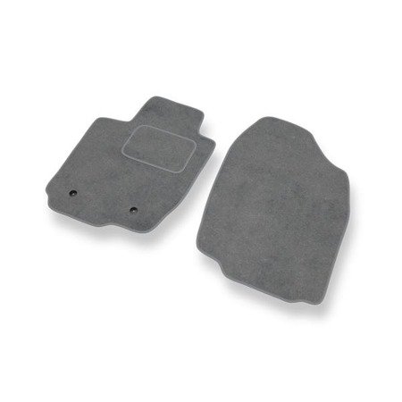 Tapis de sol velours pour Toyota RAV4 III (2005-2012) - Premium tapis de voiture - gris - DGS Autodywan