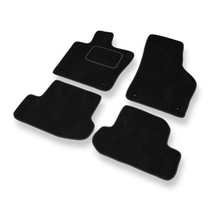 Tapis de sol velours pour Volkswagen Beetle III (2011-2019) - Premium tapis de voiture - noir - DGS Autodywan