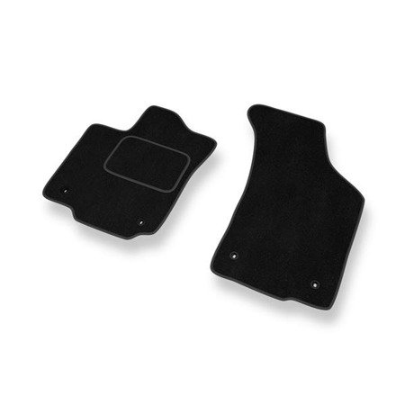 Tapis de sol velours pour Volkswagen Phaeton (2002-2016) - Premium tapis de voiture - noir - DGS Autodywan