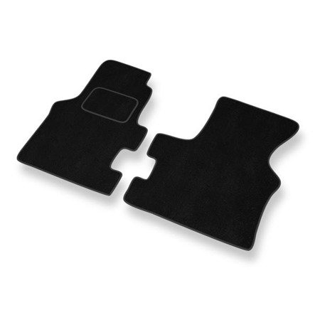 Tapis de sol velours pour Volkswagen Transporter T4 (Boîte de vitesse manuelle) (1990-2003) - Premium tapis de voiture - noir - DGS Autodywan