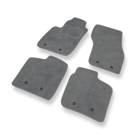 Tapis de sol velours pour Volvo V40 I (1995-2004) - Premium tapis de voiture - gris - DGS Autodywan