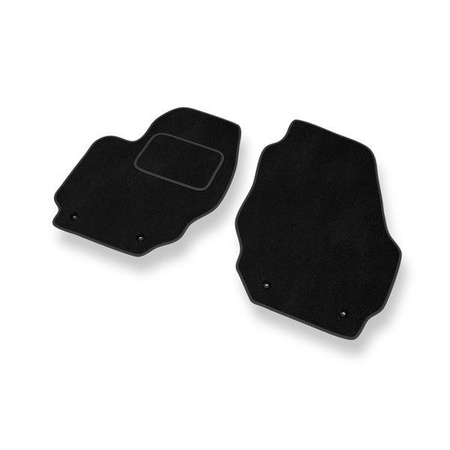 Tapis de sol velours pour Volvo V70 III (2007-2016) - Premium tapis de voiture - noir - DGS Autodywan