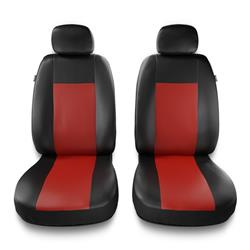 Housses de siège universelles pour Mazda 121 I, II, III (1987-2002) - housse siege voiture universelles - couverture siege conducteur - rouge - Auto-Dekor - Comfort 1+1
