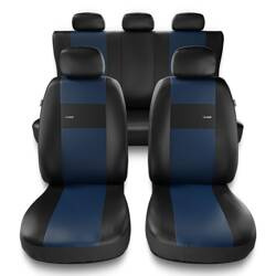 Housses de siège universelles pour Peugeot 508 I, II (2011-....) - housse siege voiture universelles - couverture siege - bleu - Auto-Dekor - X-Line