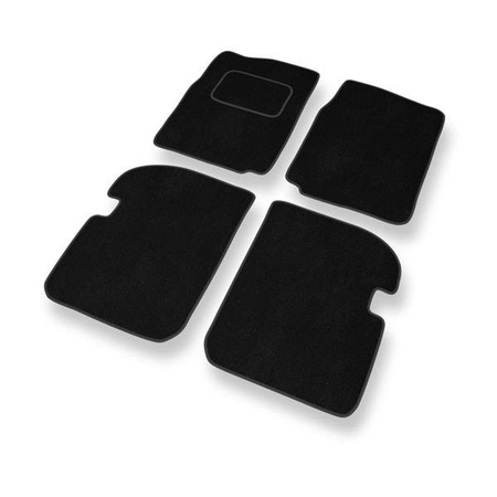 Tapis de sol velours pour Suzuki Vitara I (1988-1997) - Premium tapis de voiture - noir - DGS Autodywan