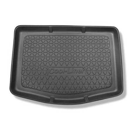 Tapis de coffre pour Ford C-MAX II Monospace (11.2010-06.2019) - bac de coffre - protection de coffre voiture - Aristar - Cool liner - avec roue de secours à usage temporaire