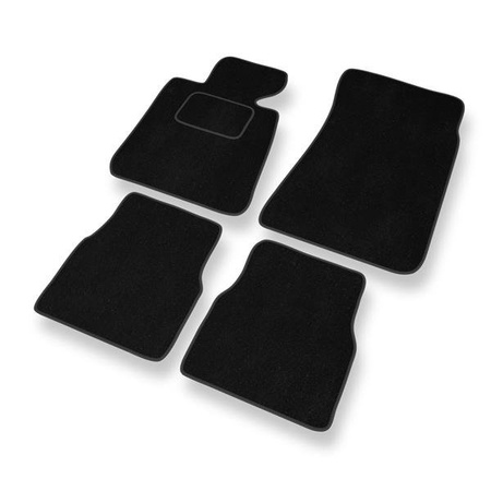 Tapis de sol velours pour BMW 3 M3 I E30 (1985-1992) - Premium tapis de voiture - noir - DGS Autodywan