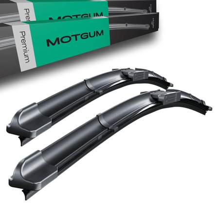 Balais d'essuie-glace de pare-brise pour Toyota RAV4 I SUV (04.1994-08.2000) - essuie-glace pour lunette avant - kit essuie glaces - Motgum - balais plats Premium