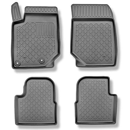 Tapis de sol en TPE pour Citroen C4 III Hayon (12.2020-2024) - tapis de voiture - noir - Aristar - Guardliner - pas pour la version électrique et hybride - ensemble - 4 pièces