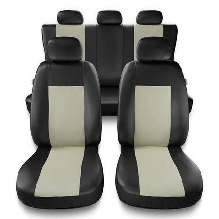Housses de siège universelles pour Citroen C3 I, II, III (2002-2019) - housse siege voiture universelles - couverture siege - beige - Auto-Dekor - Comfort