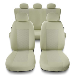 Housses de siège universelles pour Citroen C6 (2005-2012) - housse siege voiture universelles - couverture siege - MP-3 (beige) - Auto-Dekor - Modern