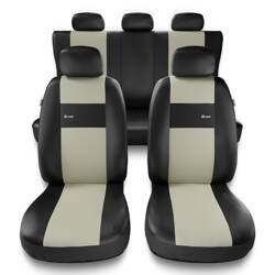 Housses de siège universelles pour Citroen C4 Aircross (2012-2014) - housse siege voiture universelles - couverture siege - beige - Auto-Dekor - X-Line
