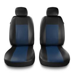 Housses de siège universelles pour Citroen C4 Cactus (2014-2021) - housse siege voiture universelles - couverture siege conducteur - bleu - Auto-Dekor - Comfort 1+1