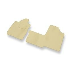 Tapis de sol velours pour Fiat Multipla (1998-2010) - Premium tapis de voiture - beige - DGS Autodywan