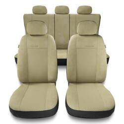 Housses de siège universelles pour Citroen C3 Aircross (2017-....) - housse siege voiture universelles - couverture siege - beige - Auto-Dekor - Prestige