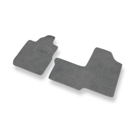 Tapis de sol velours pour Fiat Multipla (1998-2010) - Premium tapis de voiture - gris - DGS Autodywan