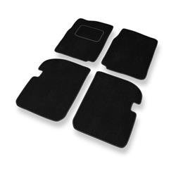 Tapis de sol velours pour Suzuki Vitara I (1988-1997) - Premium tapis de voiture - noir - DGS Autodywan