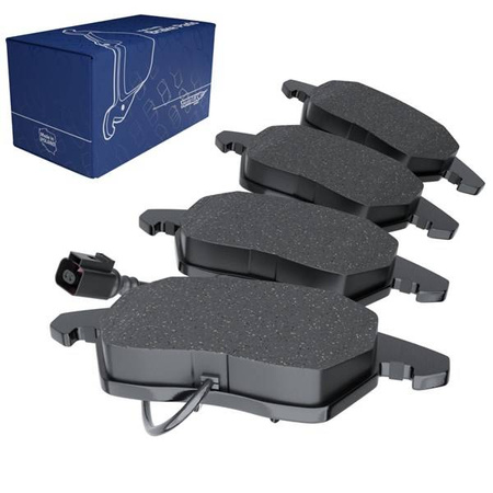 Plaquettes de frein pour Volkswagen Caddy III Van, Break (2004-2015) - Tomex - TX 13-11 (essieu avant)