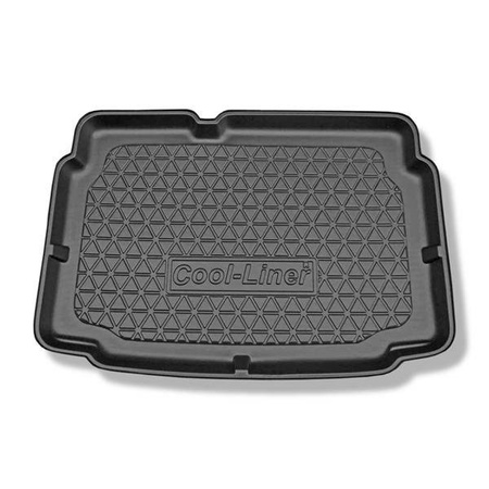 Tapis de coffre pour Volkswagen Polo V 6R Hayon (05.2009-09.2017) - bac de coffre - protection de coffre voiture - Aristar - Cool liner - coffre inférieur
