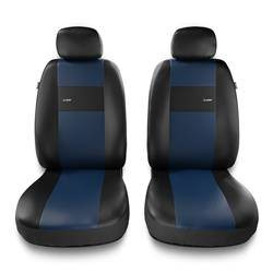 Housses de siège universelles pour Citroen C5 I, II (2000-2017) - housse siege voiture universelles - couverture siege conducteur - bleu - Auto-Dekor - X-Line 1+1