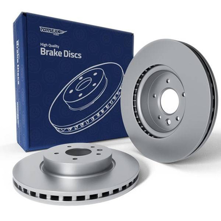 2x Les disques de frein pour Opel Insignia A Break, Liftback, Berline (2008-2017) - ventilé - 296mm - Tomex - TX 72-88 (essieu avant)