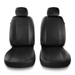 Housses de siège universelles pour Citroen C5 Aircross (2018-....) - housse siege voiture universelles - couverture siege conducteur - noir - Auto-Dekor - Comfort 1+1