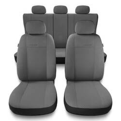 Housses de siège universelles pour Citroen C3 Aircross (2017-....) - housse siege voiture universelles - couverture siege - gris - Auto-Dekor - Prestige