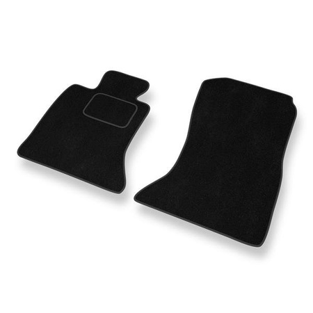 Tapis de sol velours pour BMW 5 F10, F11 (2010-2013) - Premium tapis de voiture - noir - DGS Autodywan